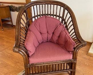 Wicker Rattan Style Sitting Chair