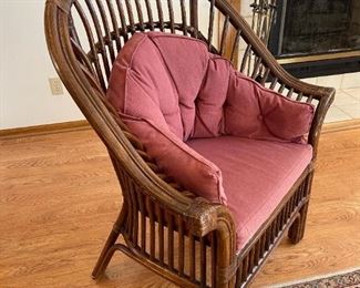 Wicker Rattan Style Sitting Chair