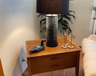 Pair DREXEL PROFILE by John Van Koert MCM End Tables / Nightstands
