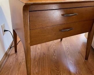 Pair DREXEL PROFILE by John Van Koert MCM End Tables / Nightstands
