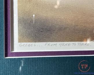 Signed Limited Edition "Grebes...From Here To There" by JODY BERGSMA