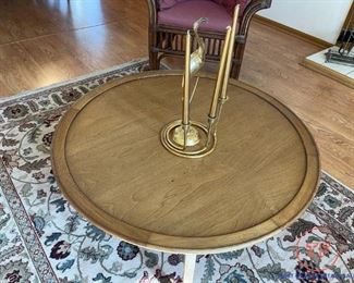 DREXEL PROFILE by John Van Koert MCM Round Coffee / Cocktail Table