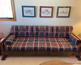 Vintage Howard Furniture Sofa and Love Seat