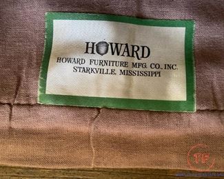 Vintage Howard Furniture Sofa and Love Seat