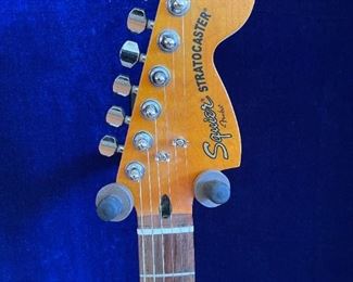 ROGER WATERS Autographed Squier by Fender Stratocaster - In High Gloss Shadow Box Display