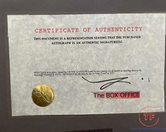 Hook Movie Signed by ROBIN WILLIAMS And DUSTIN HOFFMAN