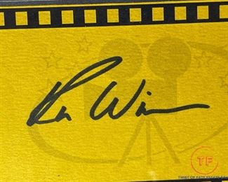 Hook Movie Signed by ROBIN WILLIAMS And DUSTIN HOFFMAN