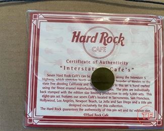 Limited Edition Hard Rock Cafe Pin Collection