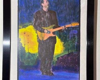 Eric Clapton "Let It Rain" Limited Edition Printer's Proof Lithograph by CARL STUDNA