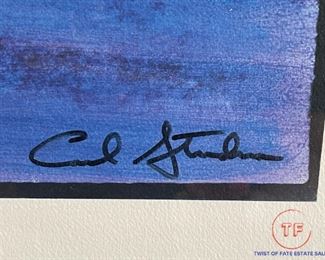 Eric Clapton "Let It Rain" Limited Edition Printer's Proof Lithograph by CARL STUDNA