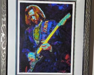 Eric Clapton Giclee On Canvas Limited Edition by MURRAY EASNER