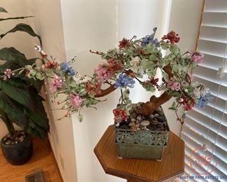 Vintage Chinese Jade Bonsai Tree