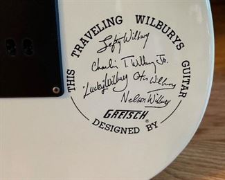 TRAVELING WILBURYS Guitar Designed by Gretsch - Art Print Guitar