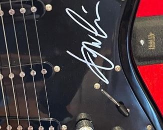 ERIC CLAPTON Autographed Focus 111S by Kramer in High Gloss Shadow Box Display