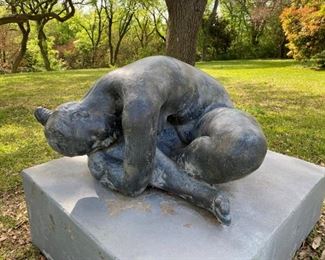 Francisco Zuniga Life-Size Sculpture