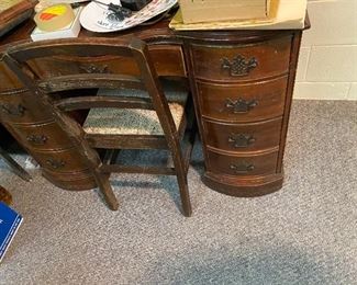 VIntage Antique Mahogany Desk 