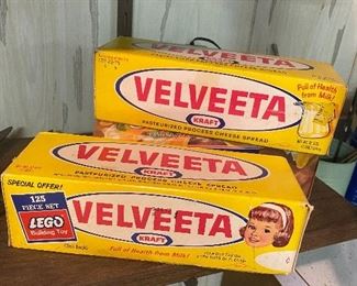 Vintage Velveeta cheese boxes 