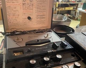 very cool reel recorder with speakers 