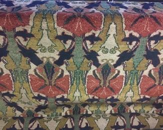 CHARLES VOYSEY STYLE ARTS & CRAFTS RUG 9 X 12