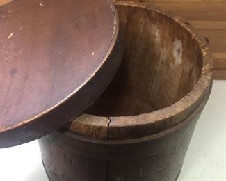ANTIQUE FIRKIN SUGAR BUCKET