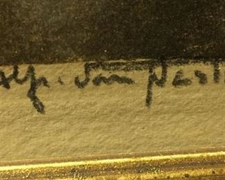 ARTIST SIGNED VAN NESTE