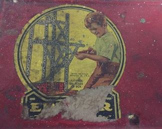 VINTAGE ERECTOR SET LAST PATENT DATE  1930