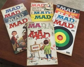 VINTAGE 1960'S MAD MAGAZINES