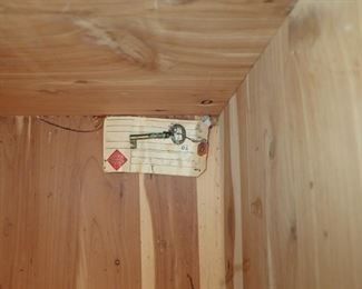 CEDAR CHEST WITH KEY
