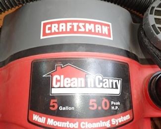 CRAFTSMAN CLEAN & CARRY WALL MOUNTED CLEANING SYSTEM