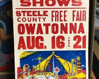 Bill Dillard Owatonna County Fair Poster