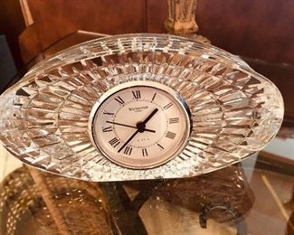 WATERFORD TABLE CLOCK