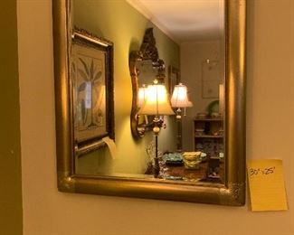30" by 25" Mirror $50