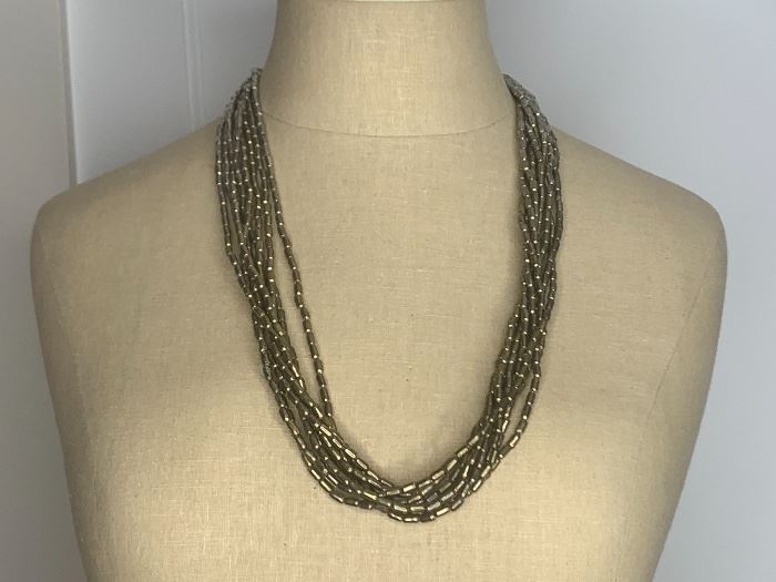 #3 28" 8 Strand Fashion Necklace $10