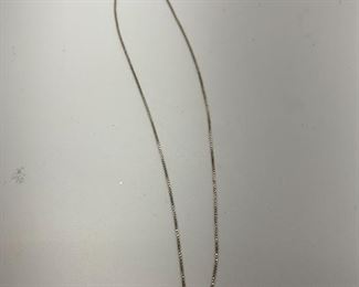 Item #89 18" Sterling Box Chain $15