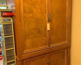 Armoire 80" by 44" by 26" with retractable Doors $250