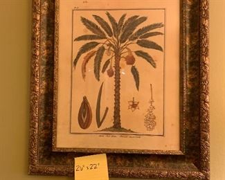Palm Tree Print 26" by 22" $20