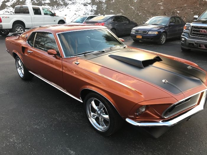 1969 Mustang Fastback: original 302 v8 fully built backed by a 5 speed transmission, fully restored. Very strong car, 4 barrel holly, msd ignition!