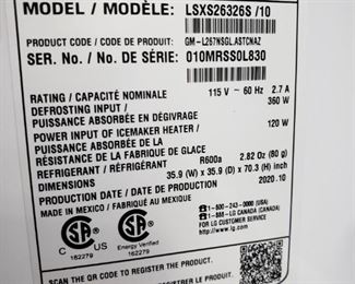 Production date - 10/2020