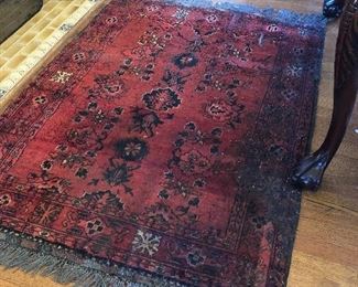 Vintage rugs throughout the home in many sizes!