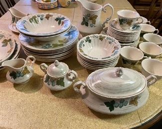 Vernon Ware by Metlox Vineyard pattern $180