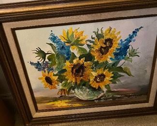 Sunflower painting $50