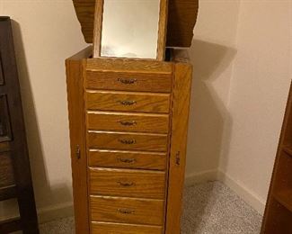 Jewelry Armoire $100