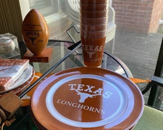 Texas Longhorns plastic dishes $30