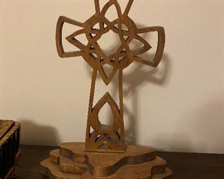 Large wooden cross $20