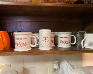 Texas Longhorn mugs $4 each