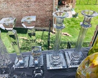crystal candle sticks