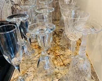 crystal stemware
