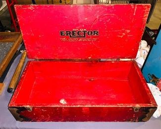 vintage Erector box