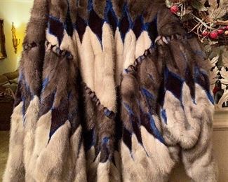 Simone Ricart fur coat