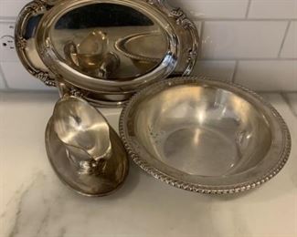 Gotham Silver Plate Serving Pieces 
